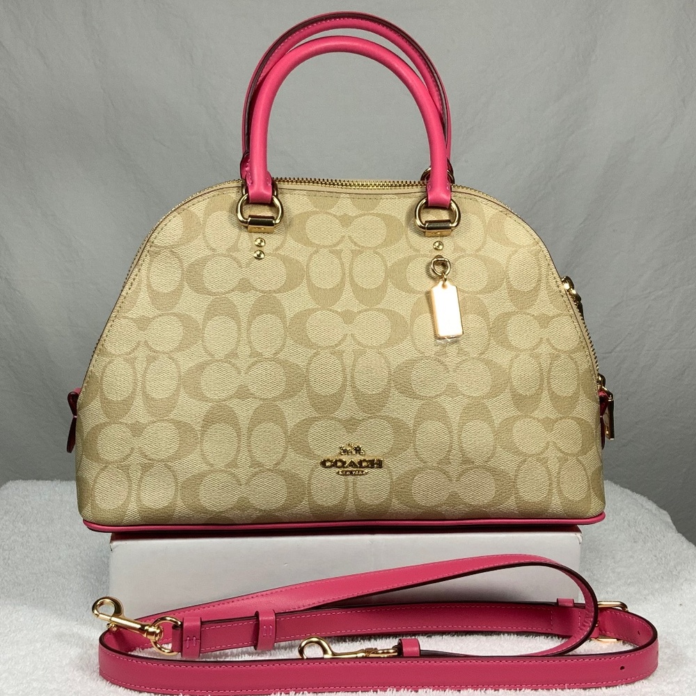 Coach Katy Signature Satchel and Crossbody 2558